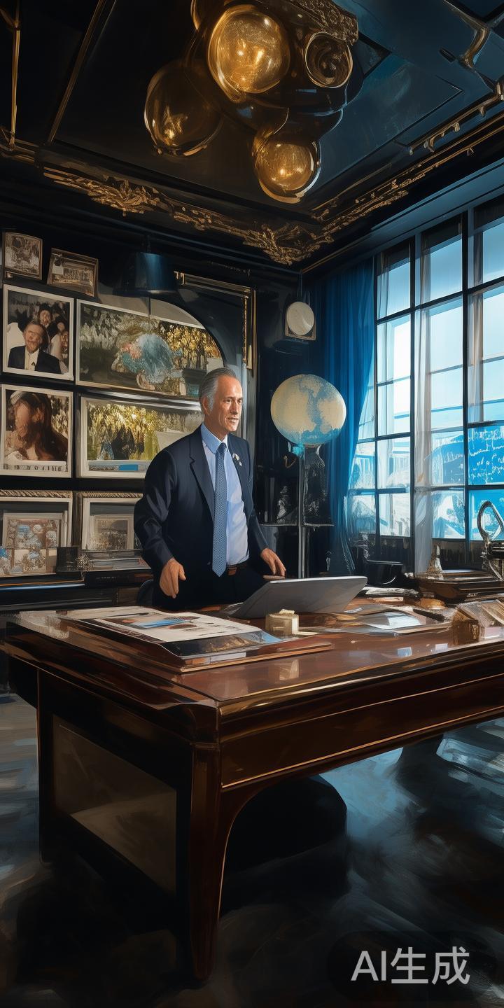 这位行业传奇人物的故事充满了奋斗与智慧。他早期从事